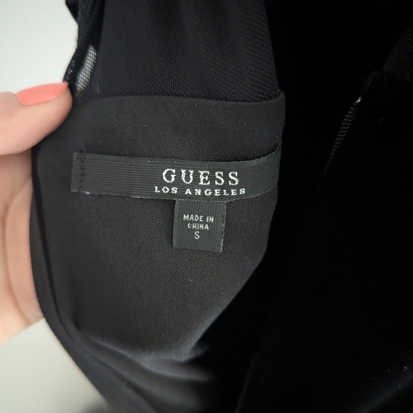 Guess Black and Gold Sparkle Mini Dress - Picture 10 of 16